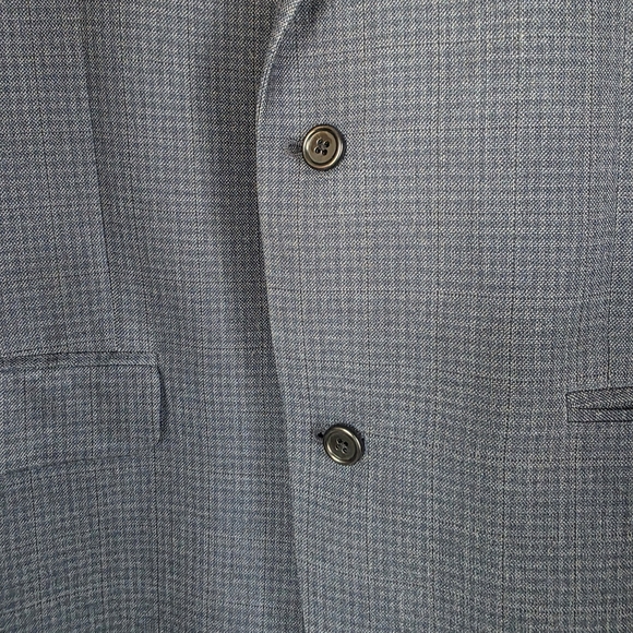 Michael Kors Deep Navy Textured Two-Button Sport Coat 42L NEW - Picture 2 of 16